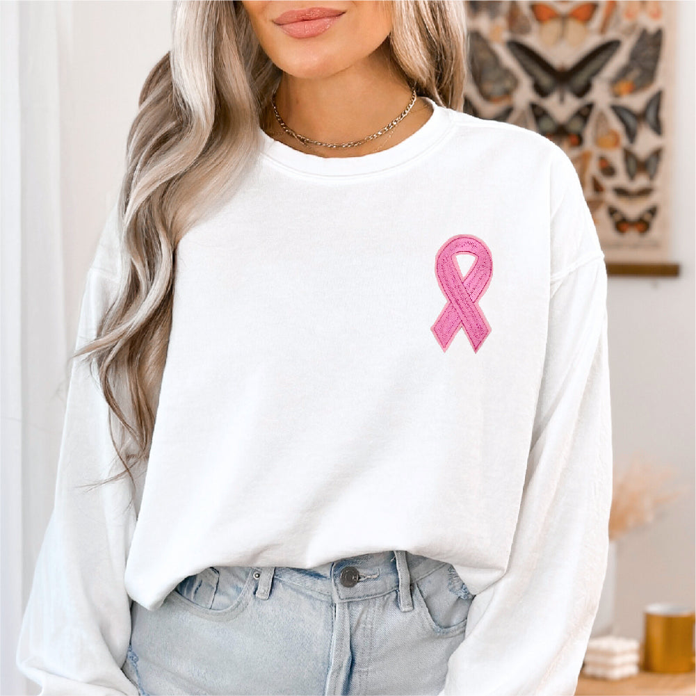 Pink Ribbon | Embroidery Patch - PAT - 142