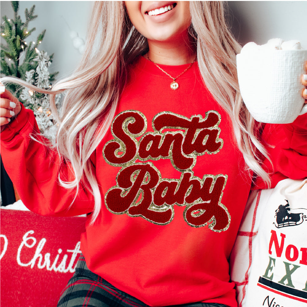 SANTA BABY Chenille - PAT - 038