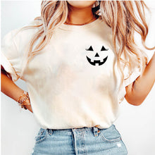 Load image into Gallery viewer, Black Lashes Pumpkin Smile Pocket - PK - HAL - 014
