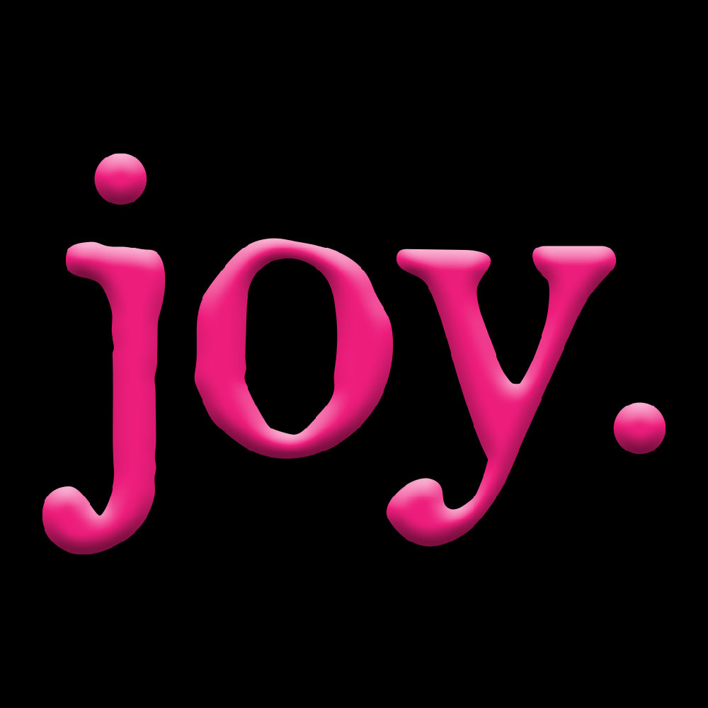 Joy, Pink ( PUFF PRINT ) - PUF - 020