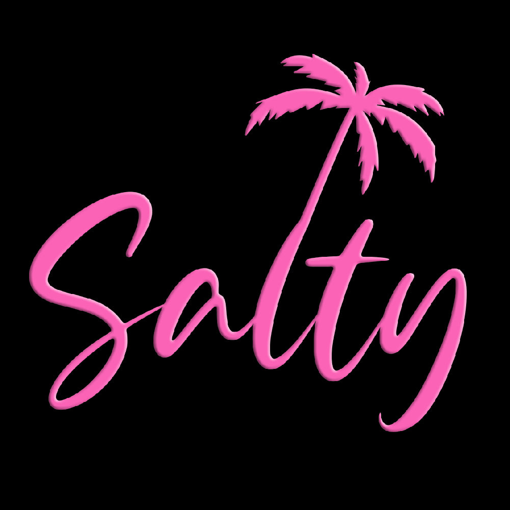 Salty Pink Palm | Puff Print - PUF - 028