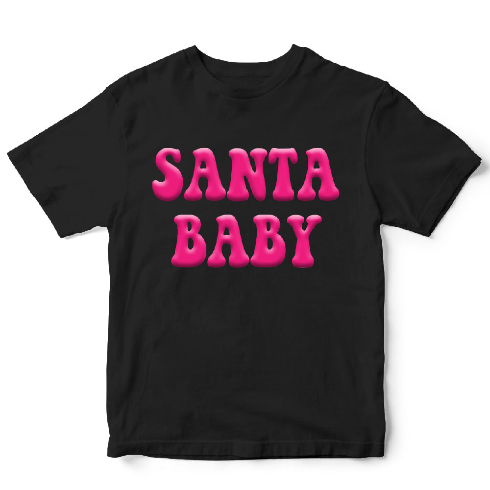 Santa baby, Pink ( PUFF PRINT ) - PUF - 012
