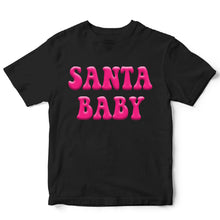 Load image into Gallery viewer, Santa baby, Pink ( PUFF PRINT ) - PUF - 012
