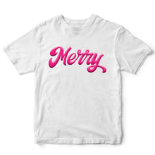 Load image into Gallery viewer, Merry, Pink ( PUFF PRINT ) - PUF - 013
