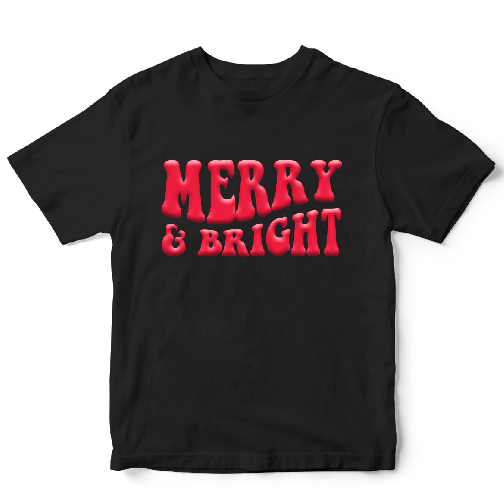 Merry and Bright ( PUFF PRINT ) - PUF - 008