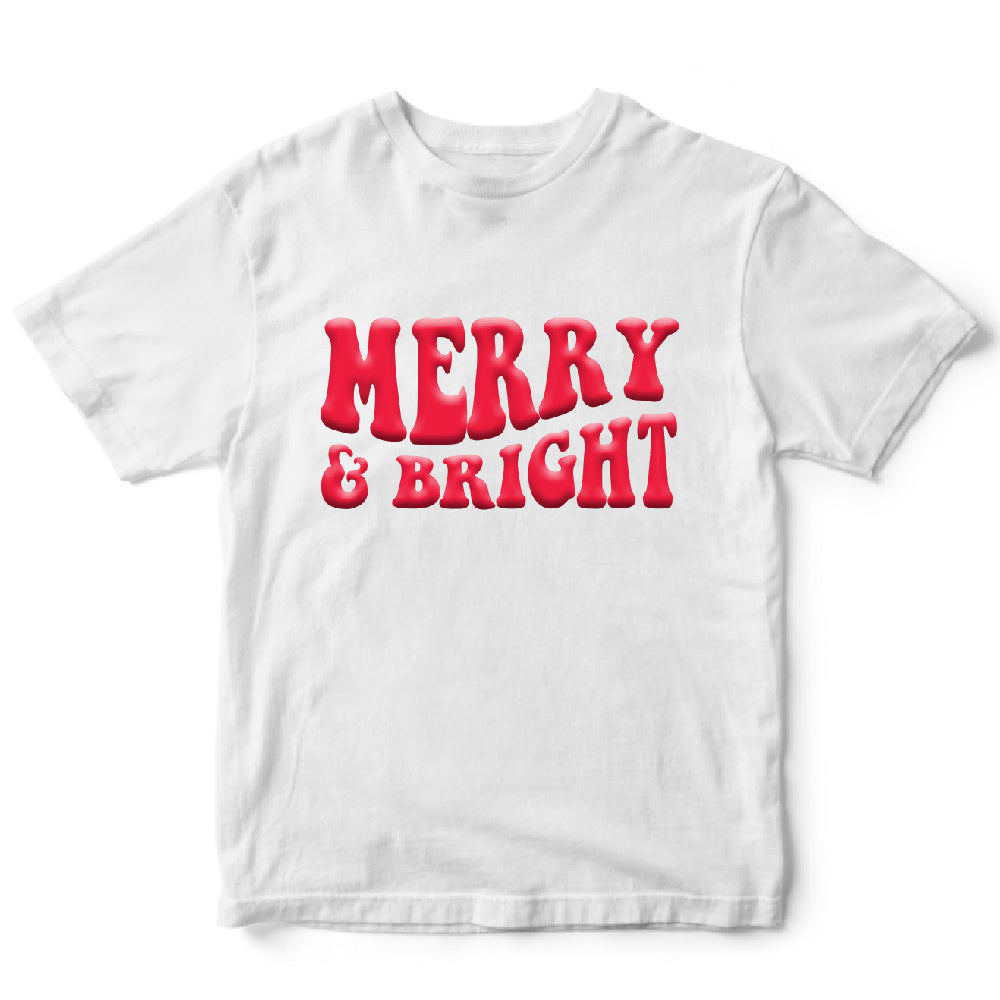 Merry and Bright ( PUFF PRINT ) - PUF - 008