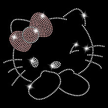 Load image into Gallery viewer, Cat Face B| Rhinestones - RHN - 163
