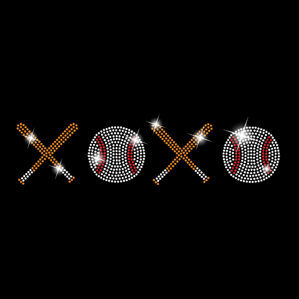 Baseball Xoxo | Rhinestones - RHN - 168