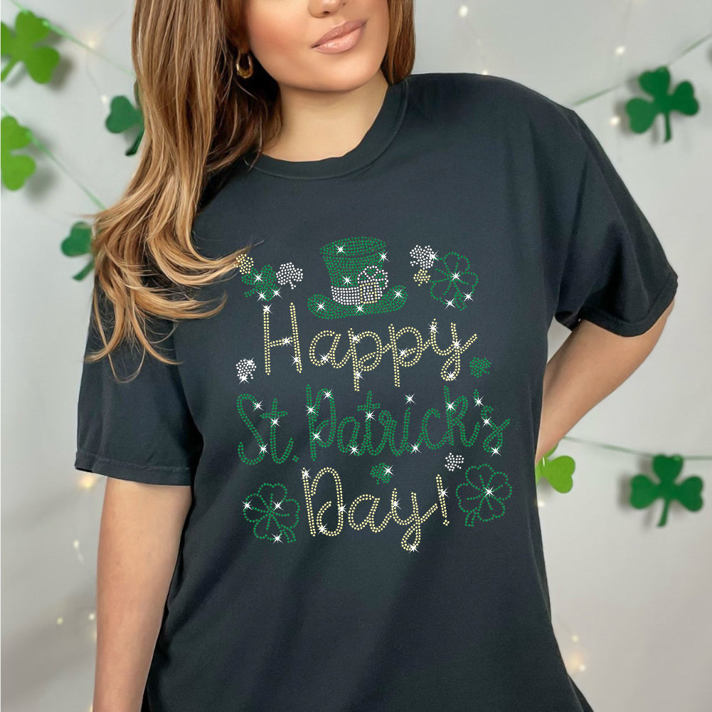 Happy St. Patrick's Day | Rhinestones - RHN - 106