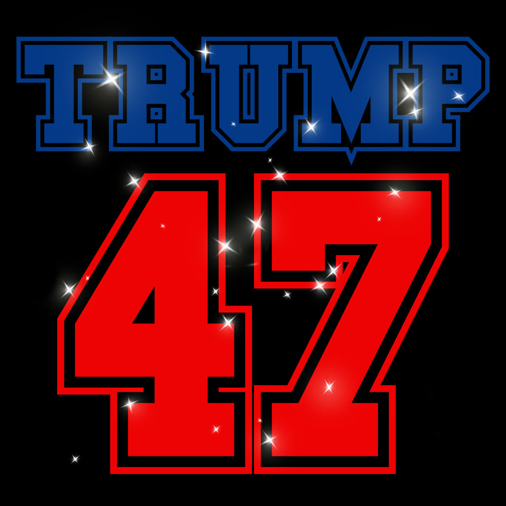 Trump Blue 47 Red | Glitter - GLI - 184