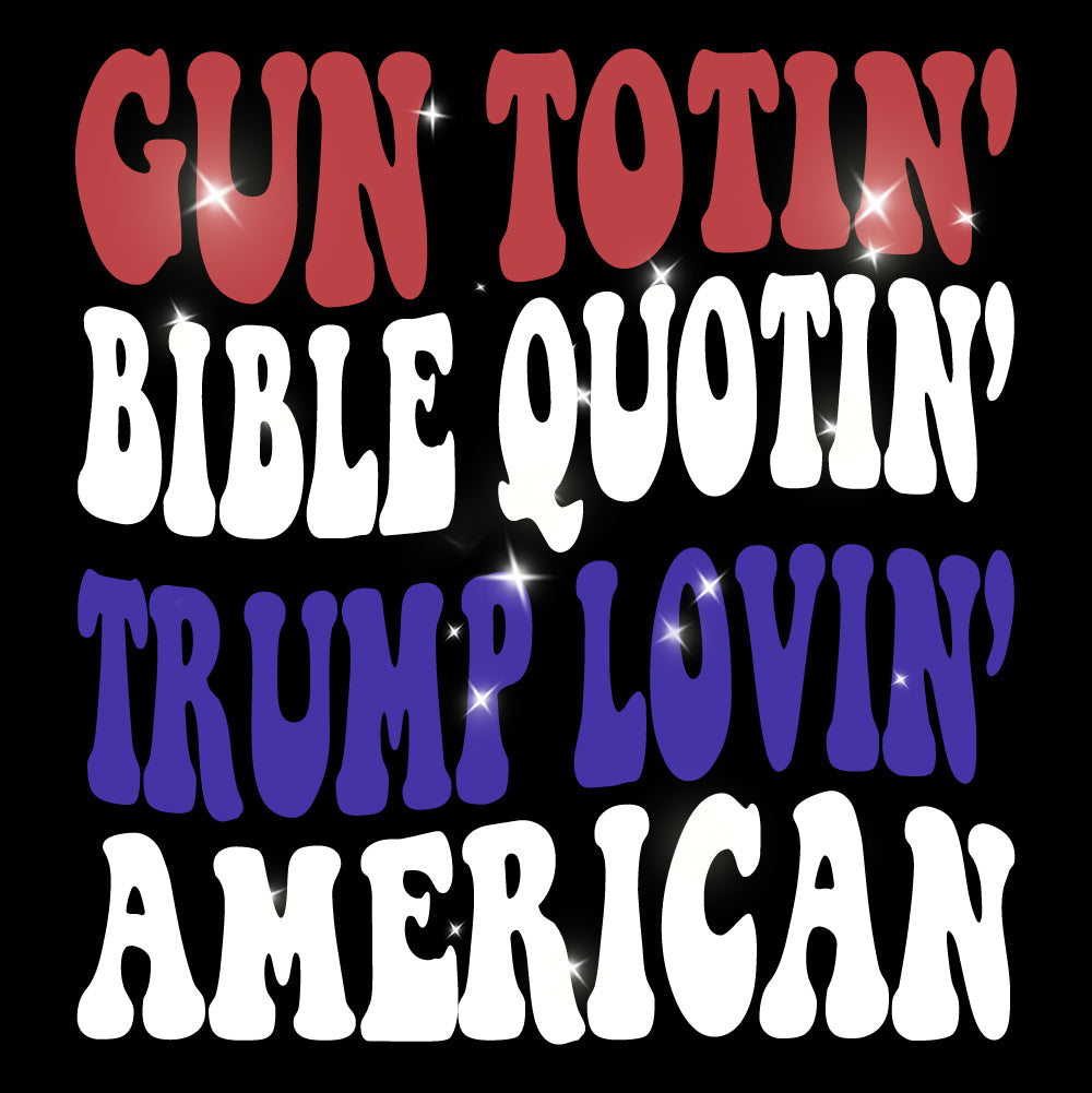 Trump Lovin' American | Glitter - GLI - 185
