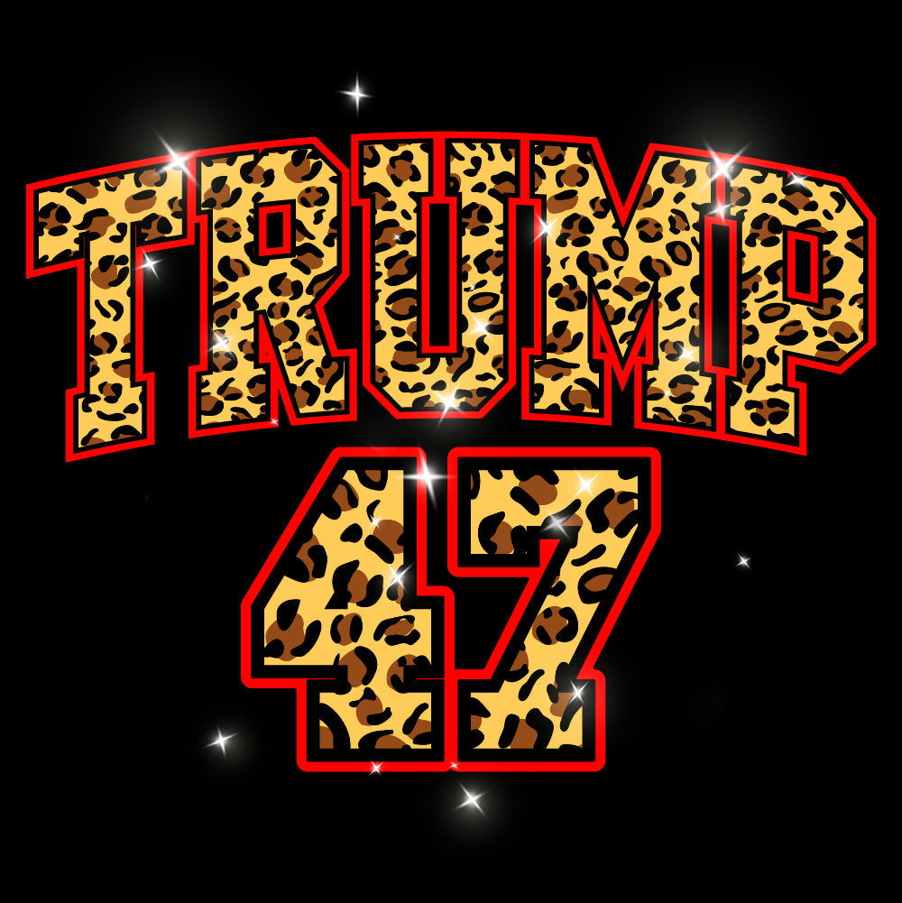 Trump 47 Animal Print | Glitter - GLI - 187