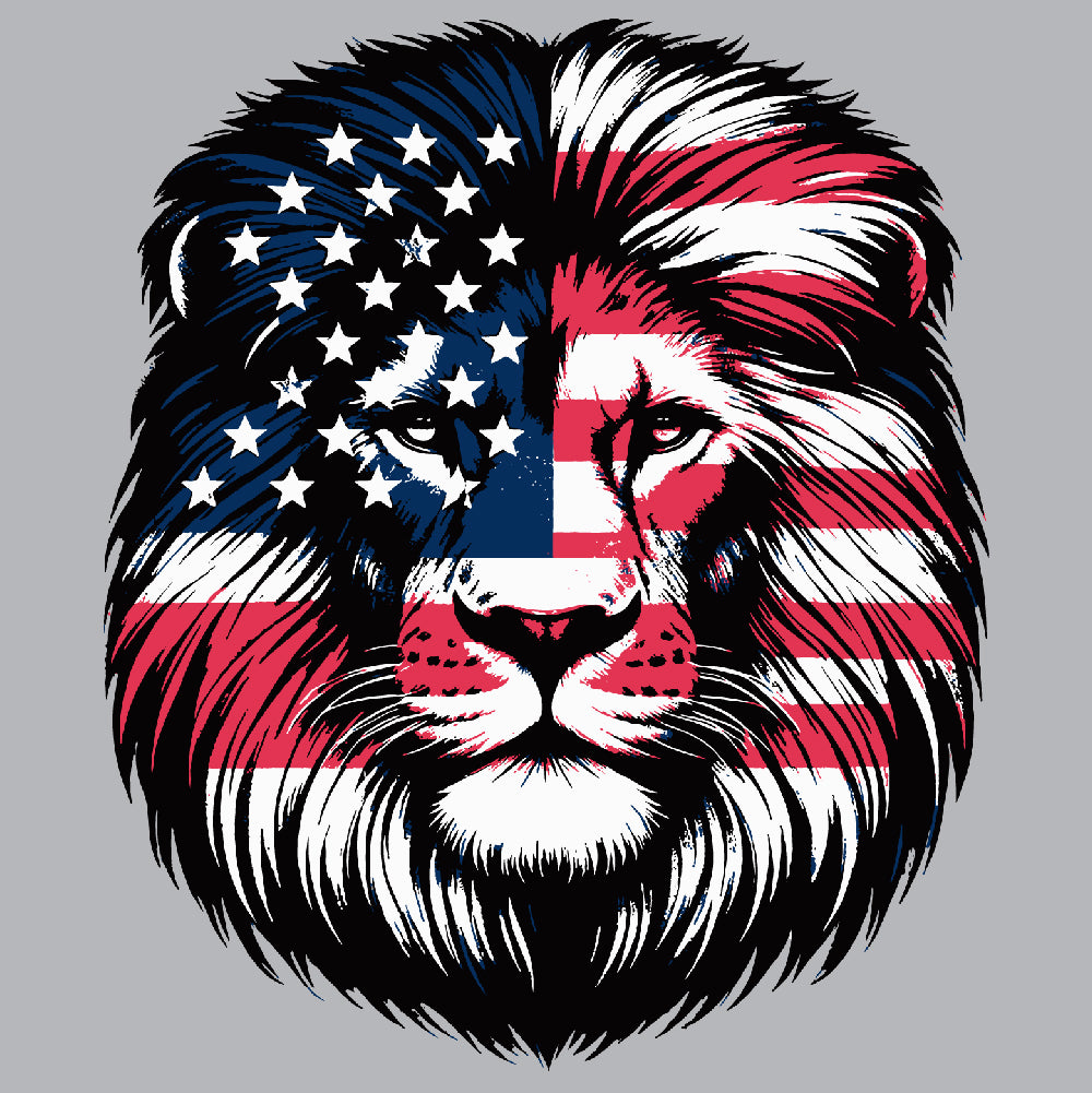 Lion Usa Flag - PK - USA - 040
