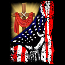 Load image into Gallery viewer, Flag And Cross - USA - 375
