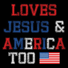 Load image into Gallery viewer, Loves Jesus And America - USA - 423
