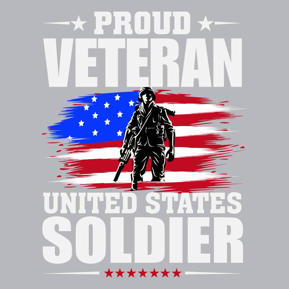 Proud Veteran US Soldier - SPF - 067