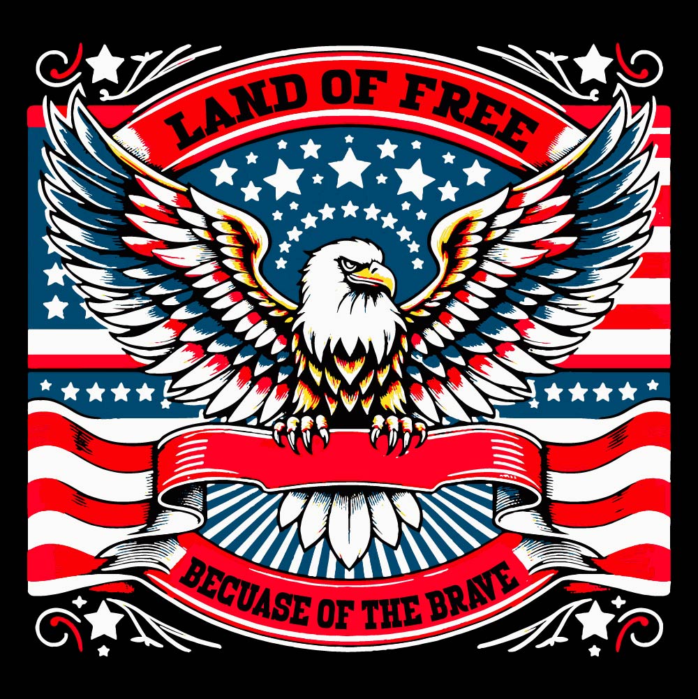 Eagle Because Of The Brave - USA - 456