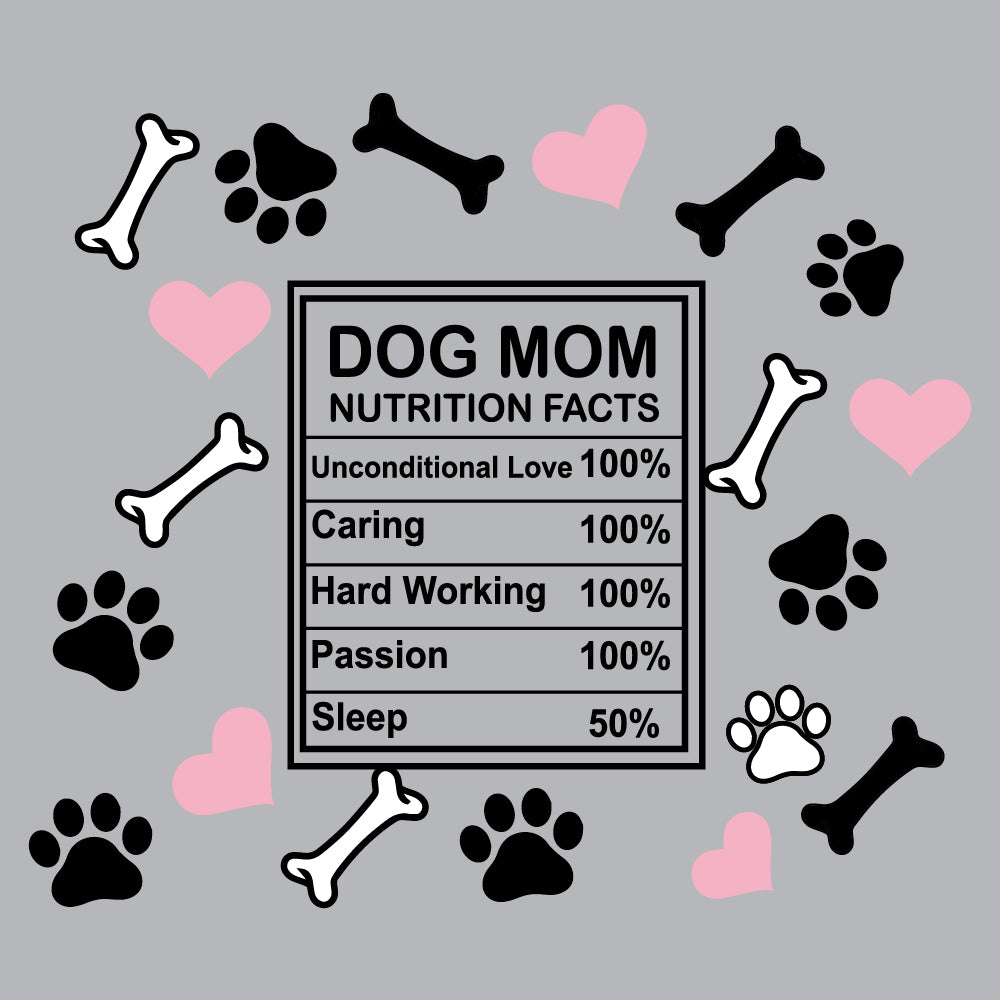 Dog Mom Nutrition Facts - UV - 169