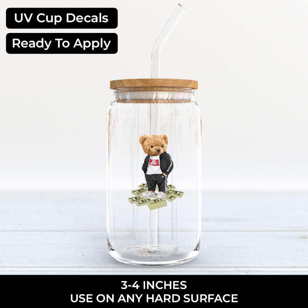 Bear with money - UV - 120