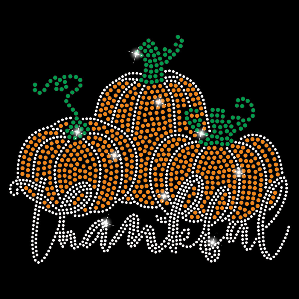 Thankful Pumpkin | Rhinestones - RHN - 132