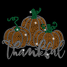 Load image into Gallery viewer, Thankful Pumpkin | Rhinestones - RHN - 132
