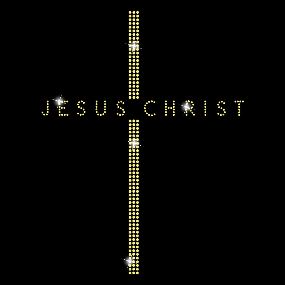 Jesus Christ Gold | Rhinestones - RHN - 135