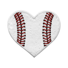 Load image into Gallery viewer, Baseball Heart | Shinny Sequin - PAT - 091
