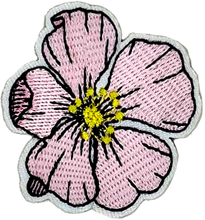 Load image into Gallery viewer, Pink Yellow Flower | Embroidery Patch - PAT - 154
