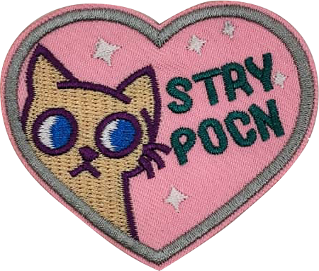 Blue Eyed Cat | Embroidery Patch - PAT - 138
