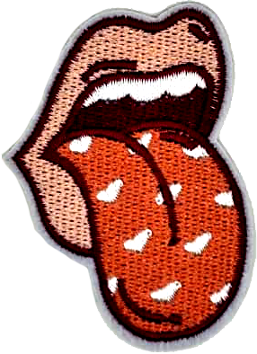 Lips Tongue | Embroidery Patch - PAT - 147