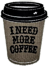 Load image into Gallery viewer, I Need More Coffee | Embroidery Patch - PAT - 133
