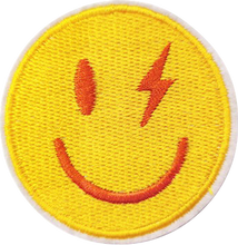 Load image into Gallery viewer, Yellow Smiley | Glitter Patch - PAT - 149
