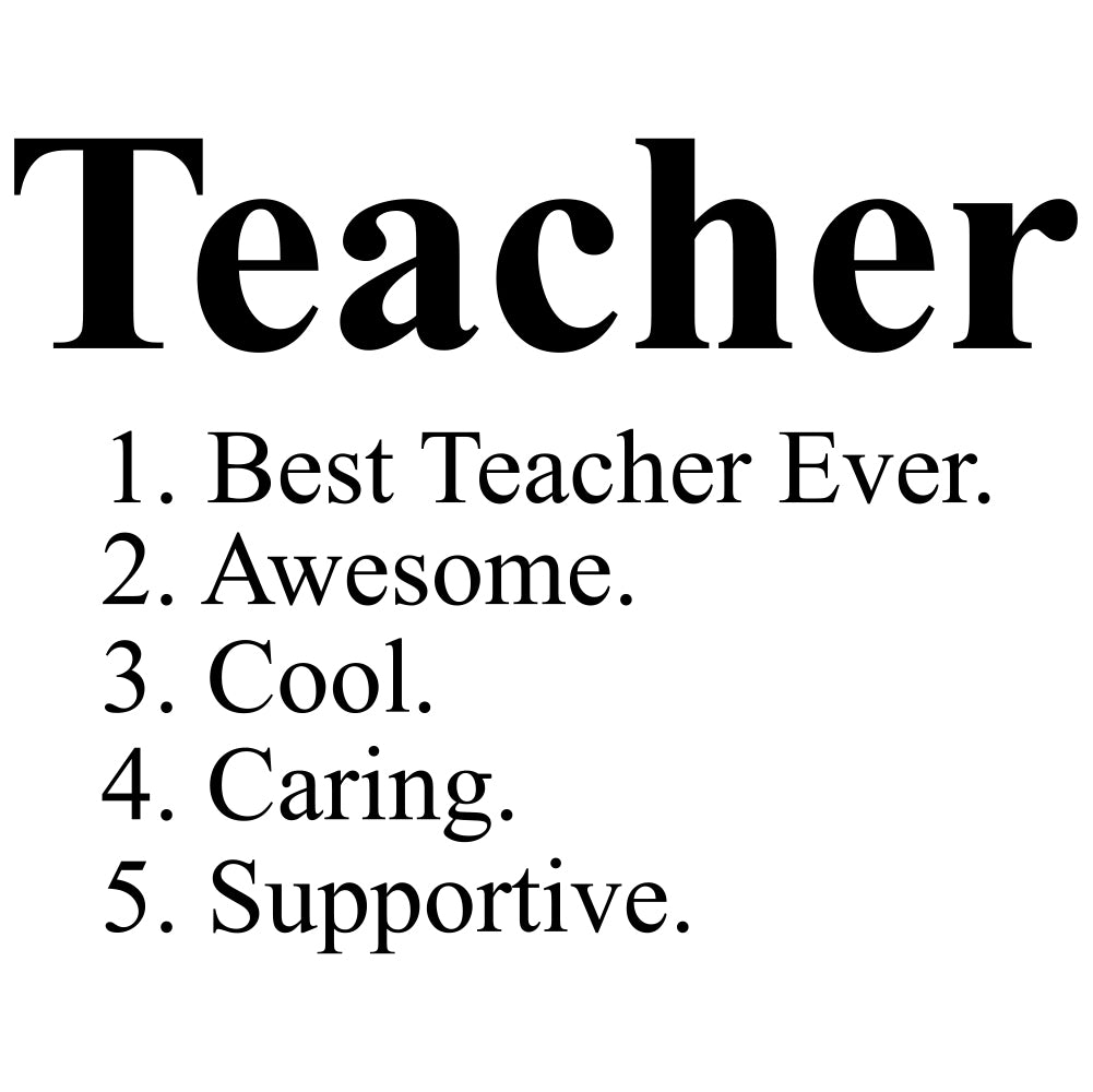 Best Teacher Ever - FUN - 377