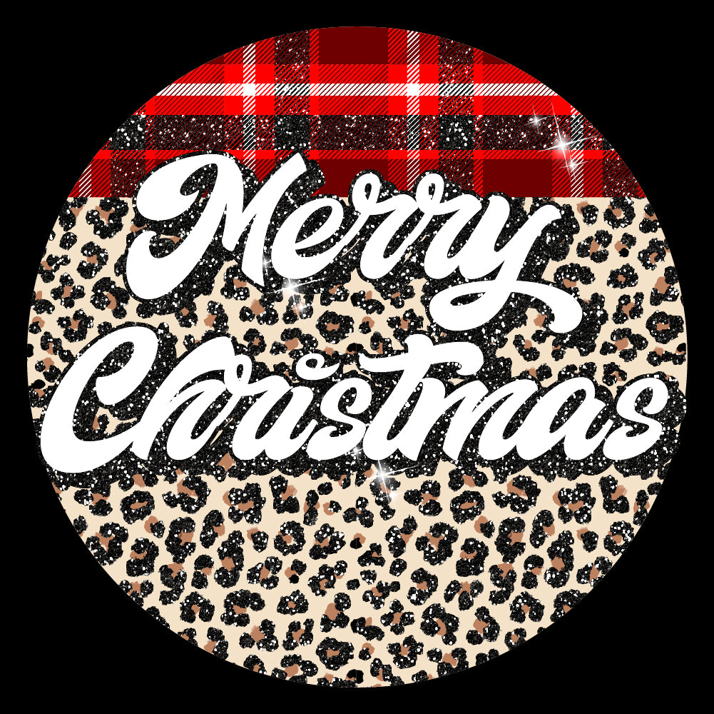 Merry Christmas Animal Print | Glitter - GLI - 079