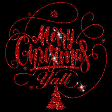 Load image into Gallery viewer, Merry Christmas Y&#39;all | Glitter - GLI - 069
