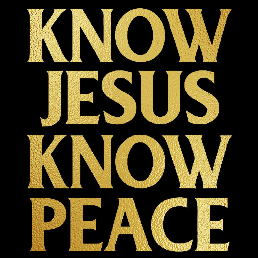 Jesus Know Peace | Shinny Foil – FOI - 019