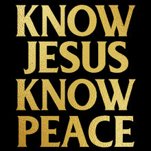 Load image into Gallery viewer, Jesus Know Peace | Shinny Foil – FOI - 019
