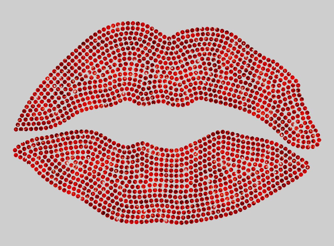 Red Lips | Shinny Sequin – PAT - 087