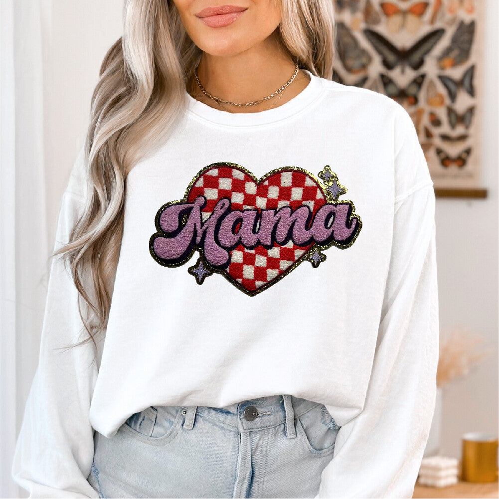 Heart Mama | Chenille Patch - PAT - 112