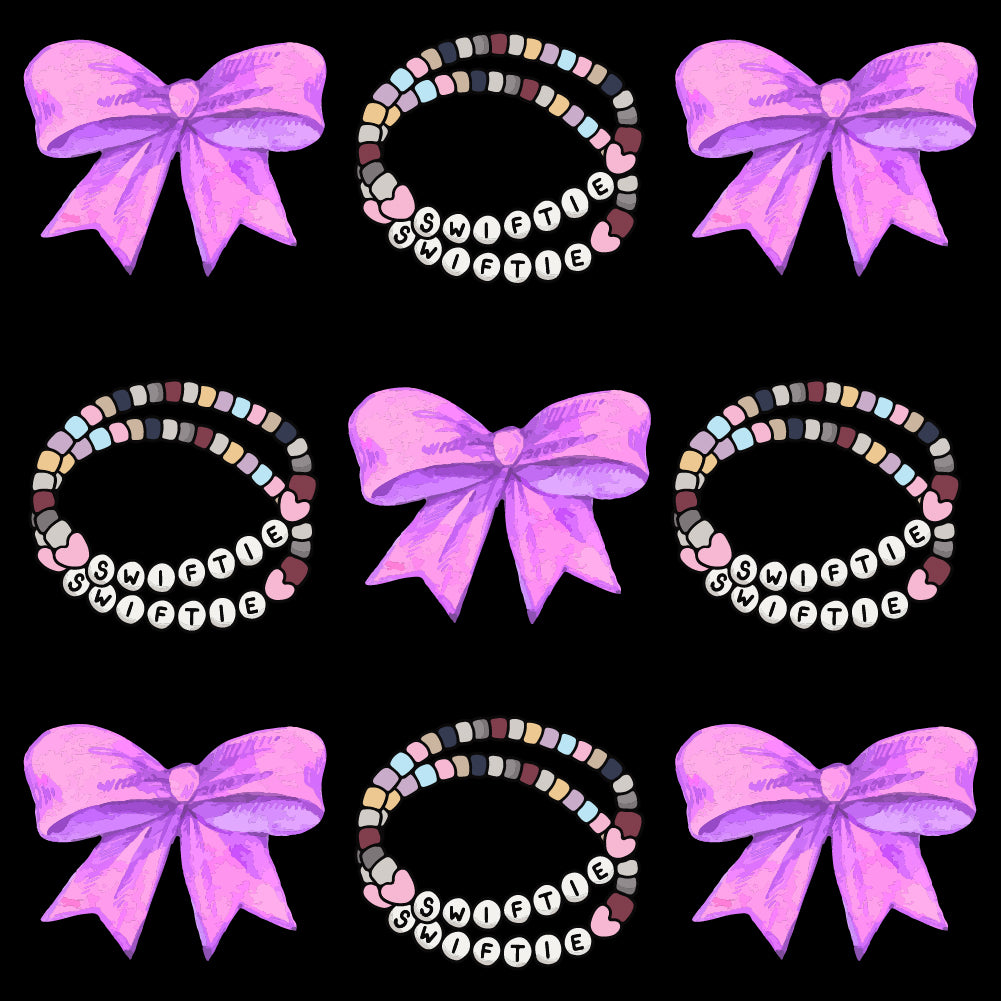 Pink Bows Friendship Bracelets - KID - 304