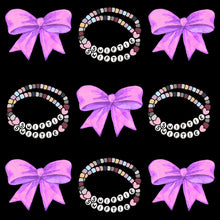 Load image into Gallery viewer, Pink Bows Friendship Bracelets - KID - 304
