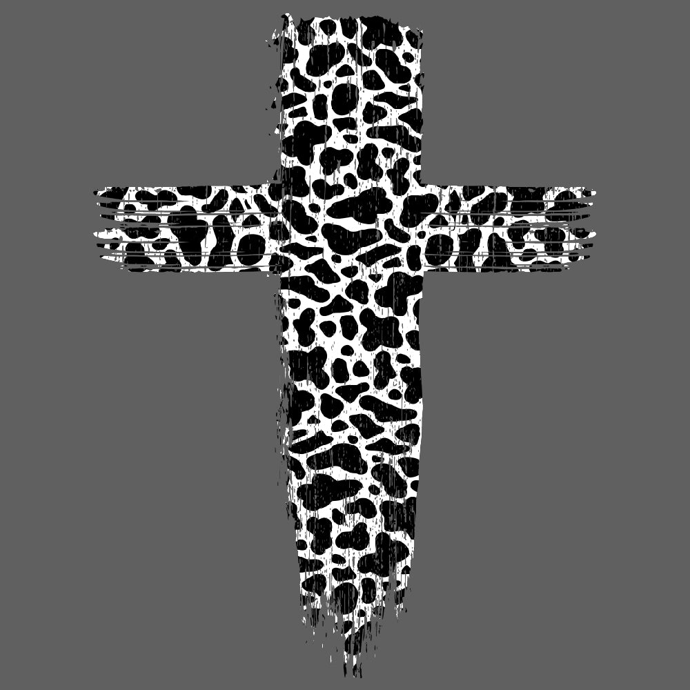 Cheetah Printed Cross - CHR - 335