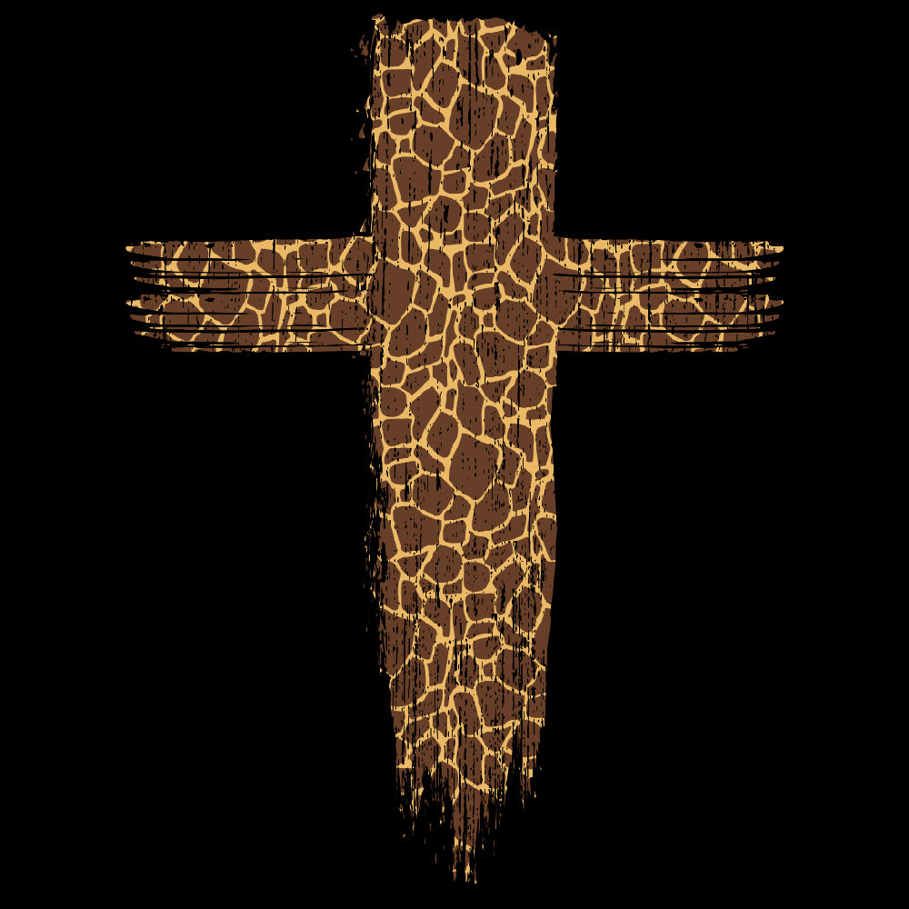 Giraffe Pattern Cross - CHR - 338