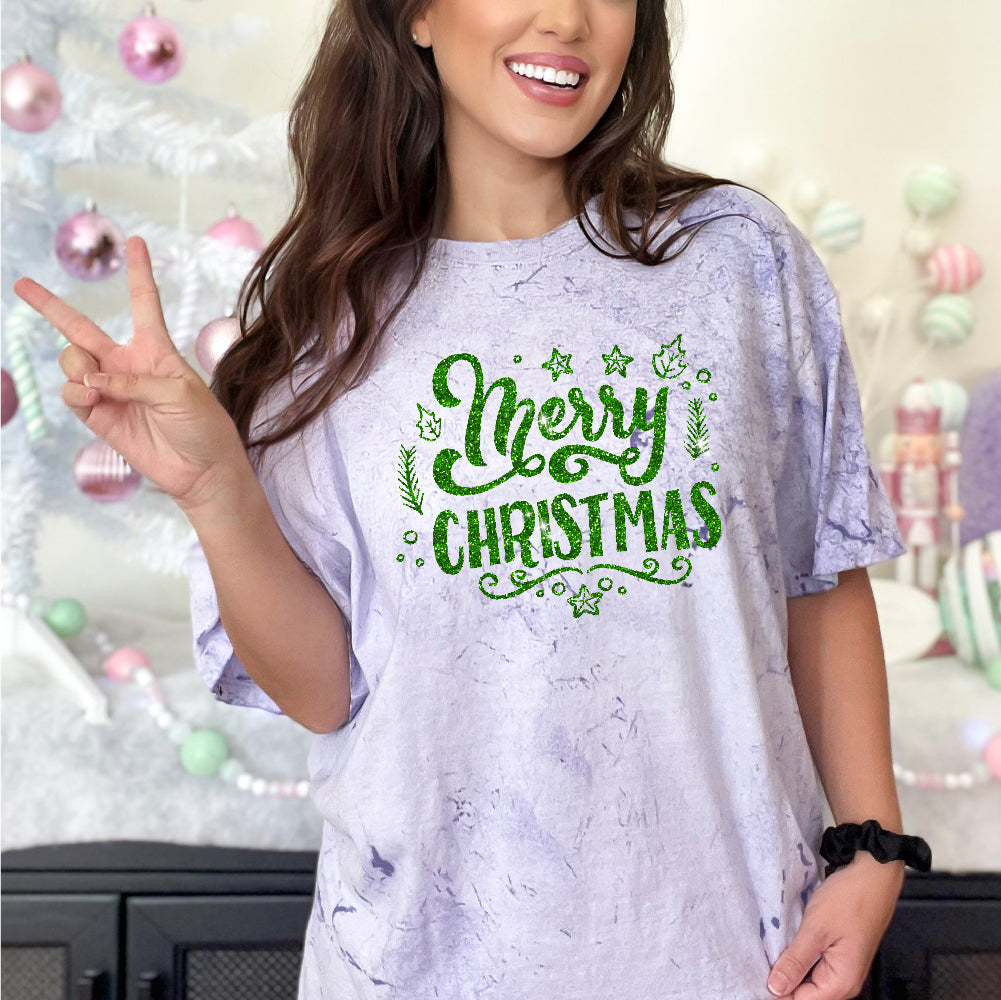 Merry Christmas Green | Glitter - GLI - 067