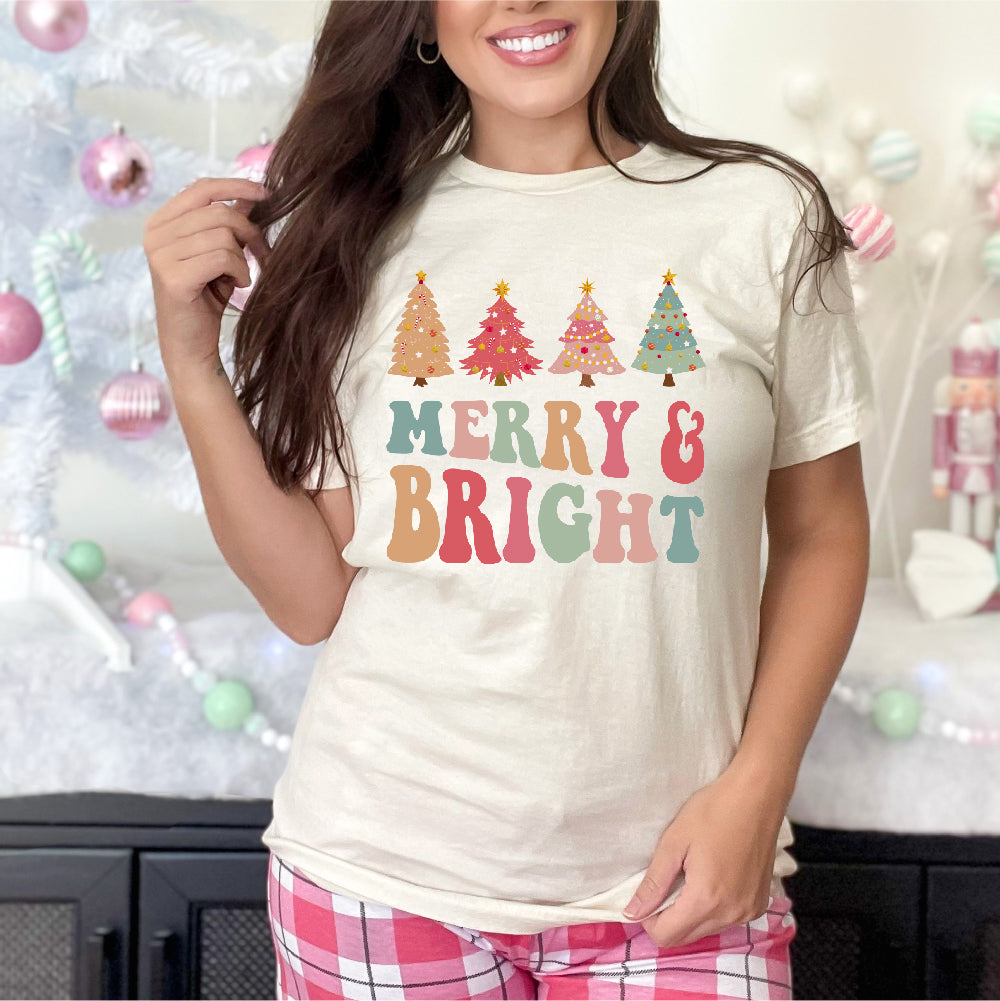 Merry and Bright trees - XMS - 308