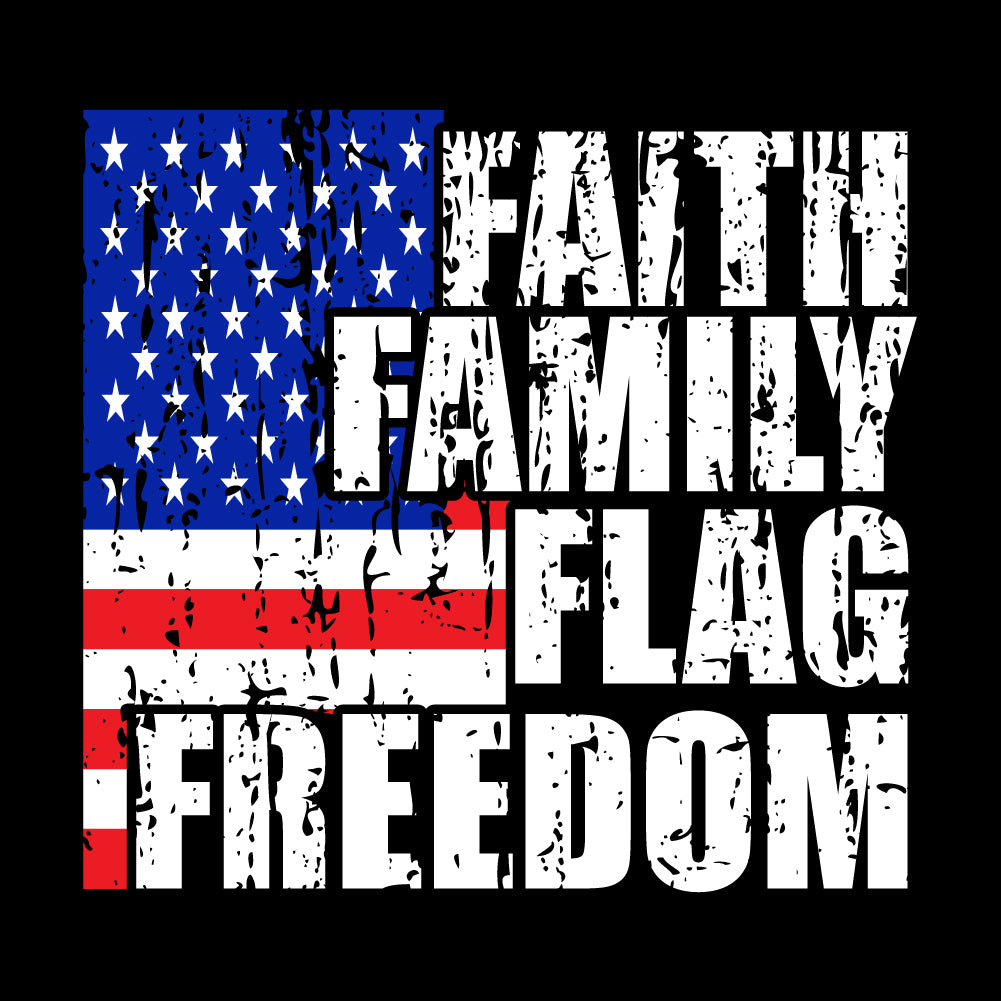 Faith Family Flag Freedom  - USA - 025