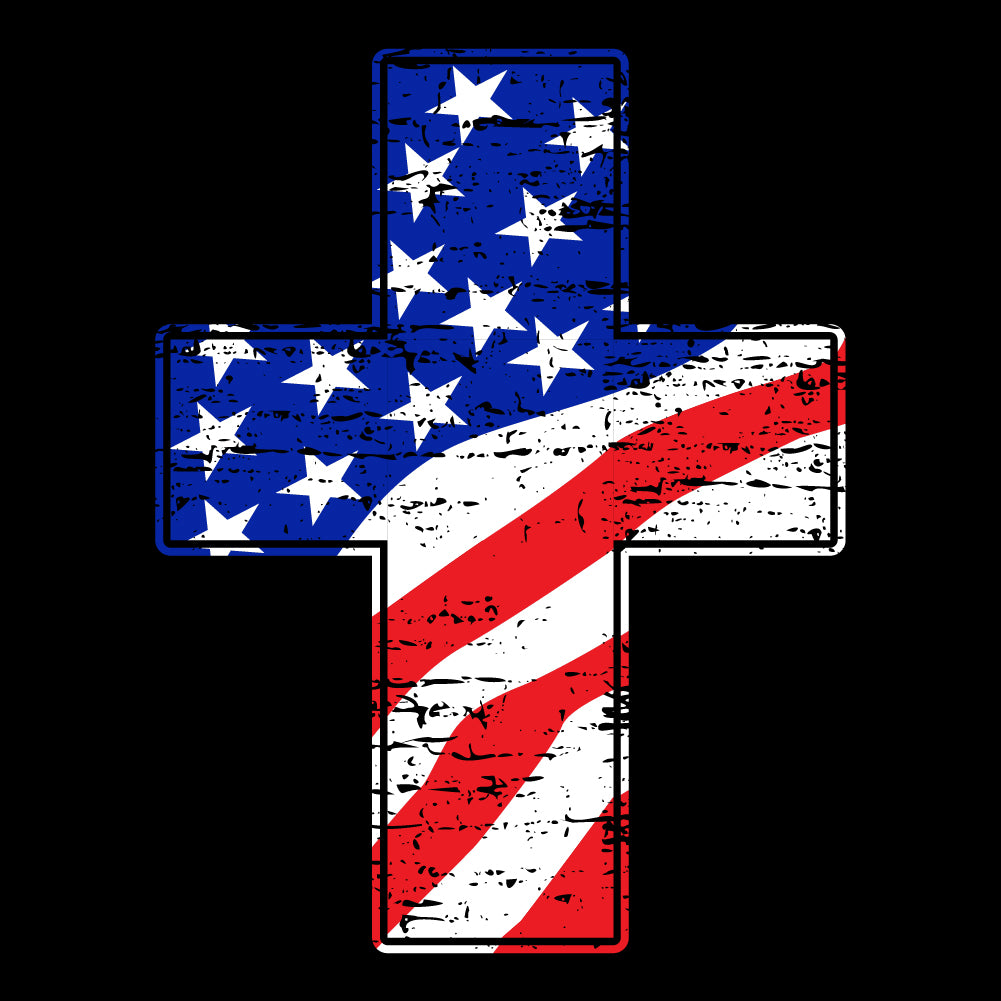 USA Cross - USA - 028 USA FLAG