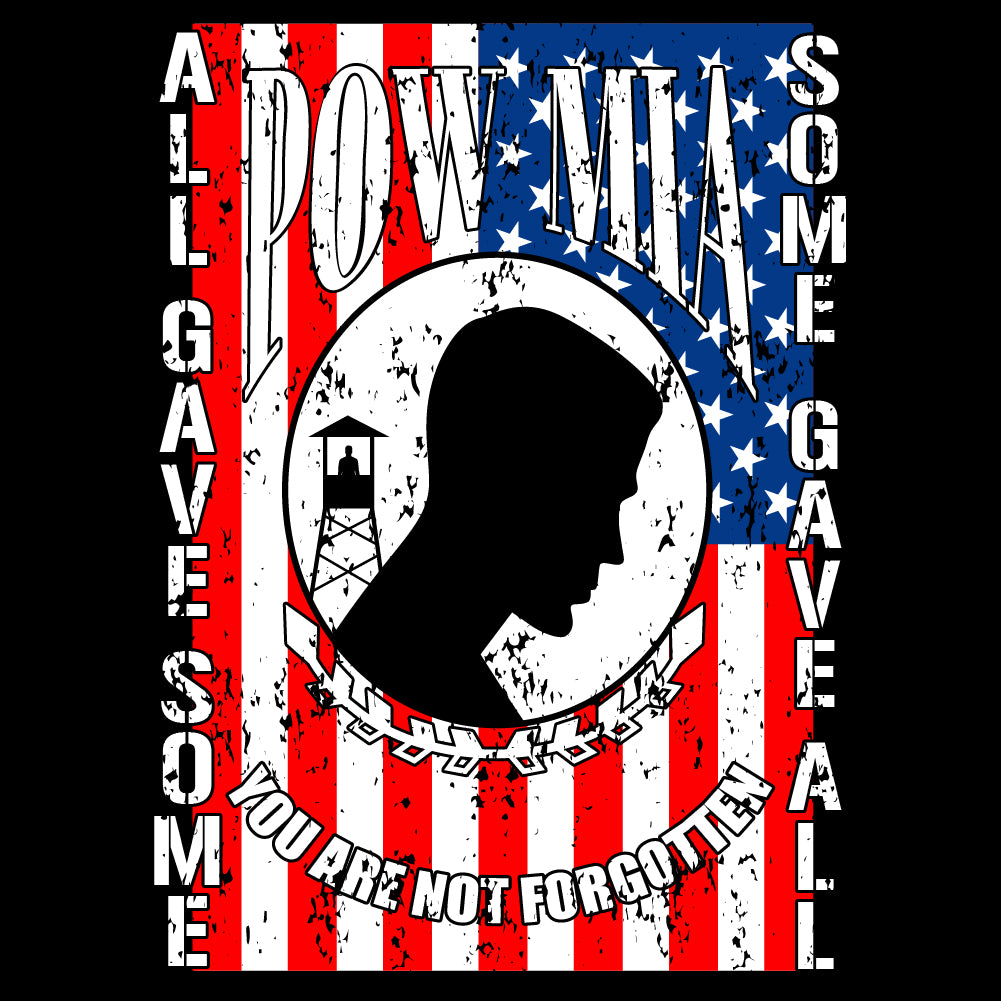 POW MIA YOU ARE NOT FORGOTTEN - USA - 080 USA FLAG