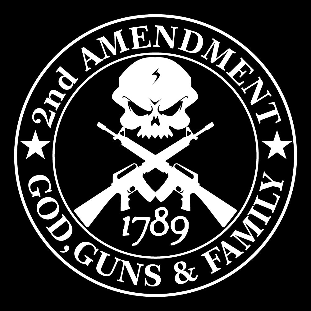 2nd Amendment Skull - USA - 109