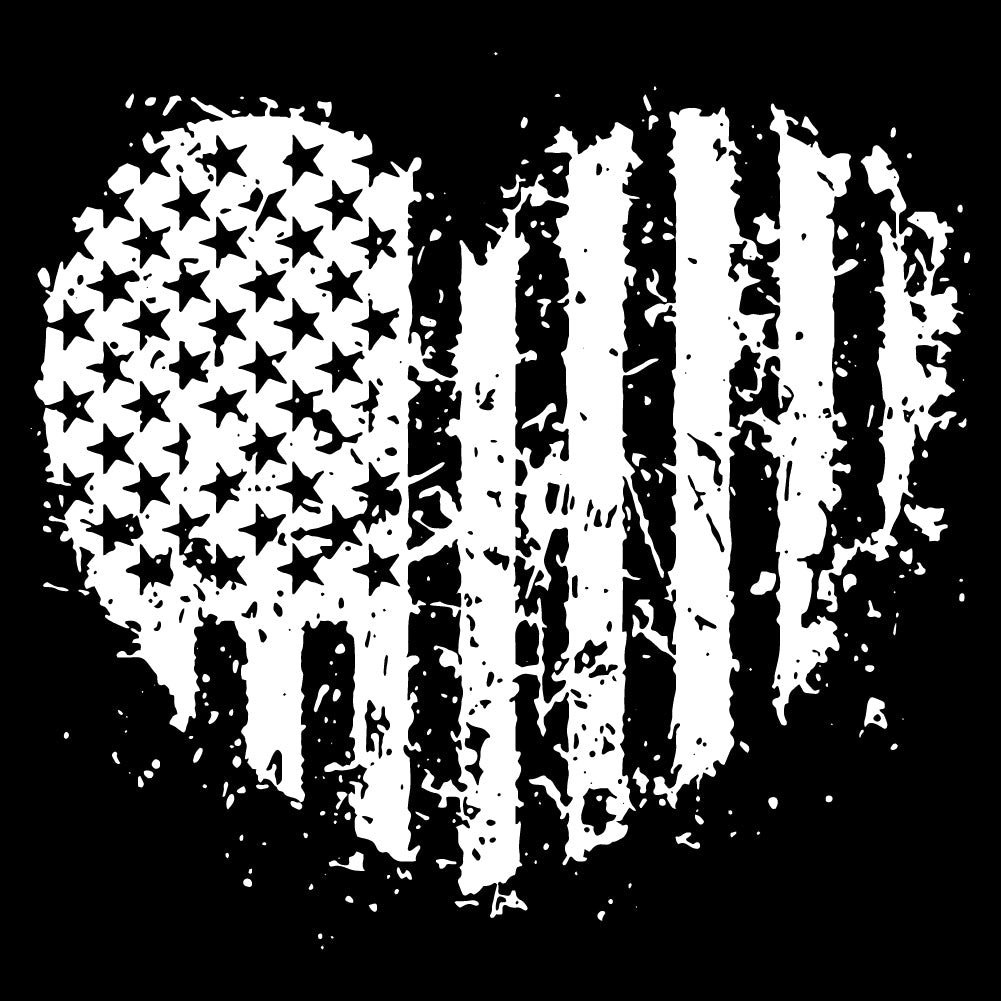FLAG HEART - USA - 110